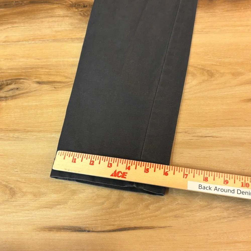 Banana Republic Lived In Chino Pants‎ Mens 30x32 Slim Fit Gray Flat Front